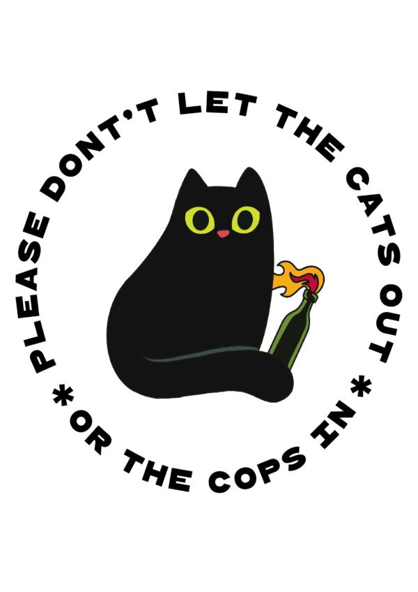 ACAB Cat Print