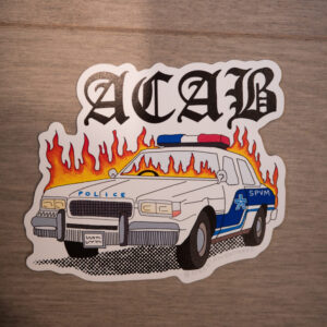 ACAB Cop Car Sticker